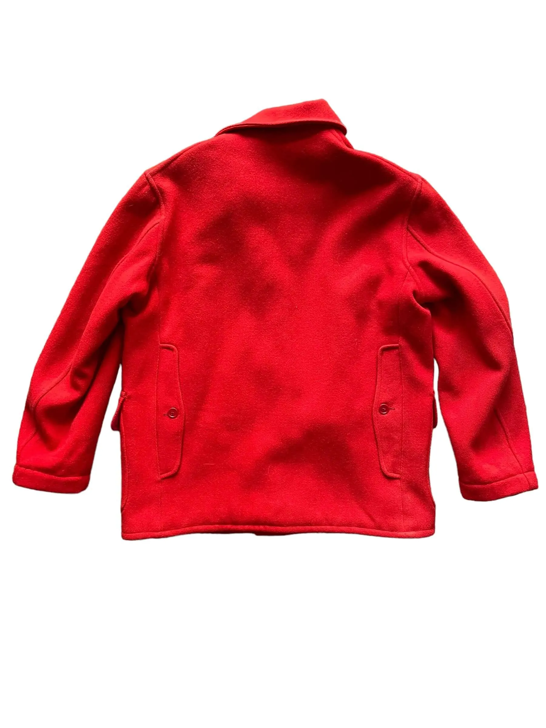 1940s J.O. Ballard & CO Red Wool Hunting Jacket SZ XL