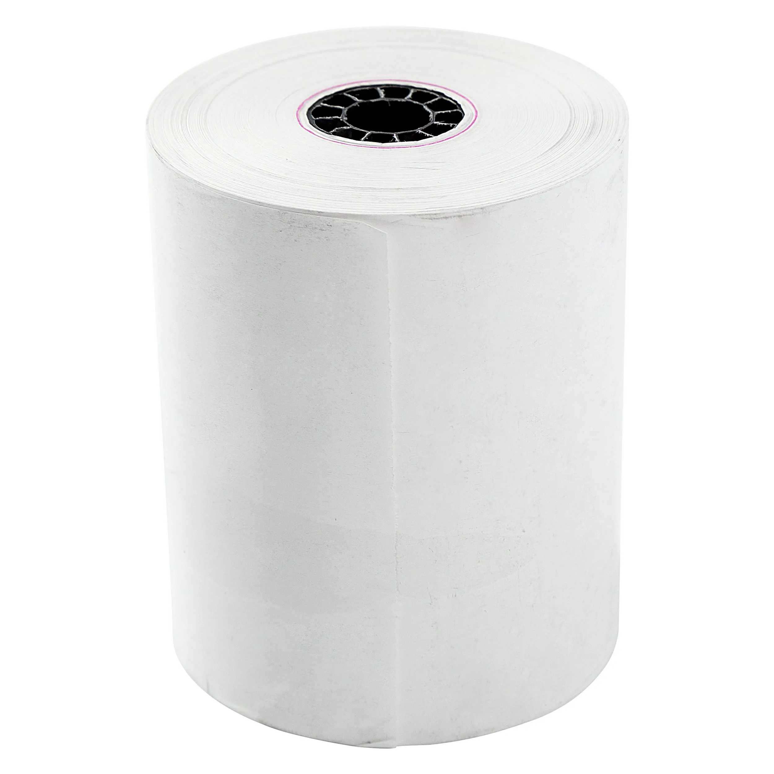 3-1/8" x 220' White 7/16" ID Core Thermal Rolls, Case of 50