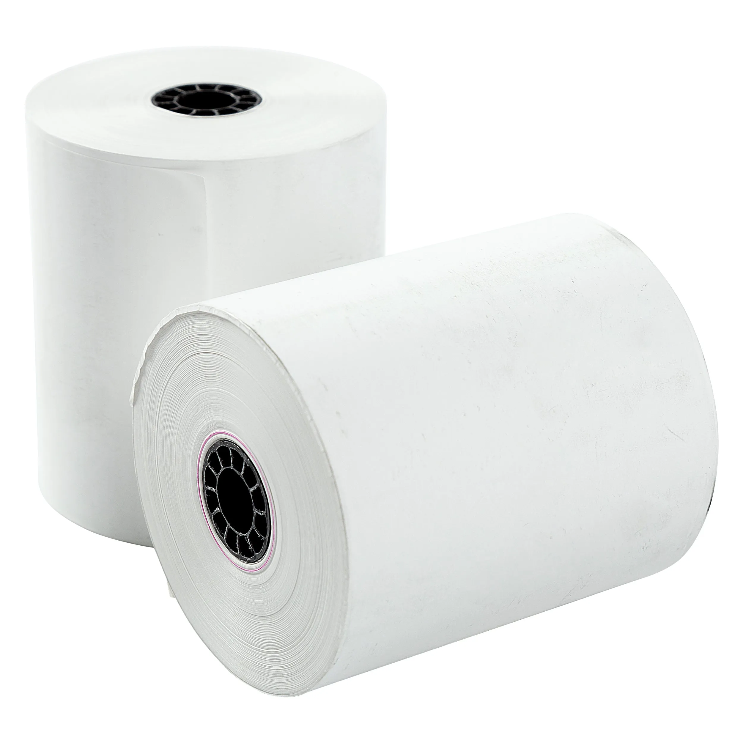 3-1/8" x 230' White 7/16" ID Core Thermal Rolls, Case of 50 or Pallet (63 cases)