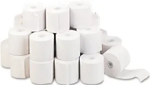 Adding Machine/Calculator Roll 16 Lb 1/2" Core 2-1/4" X 130 Ft White 100/Ct