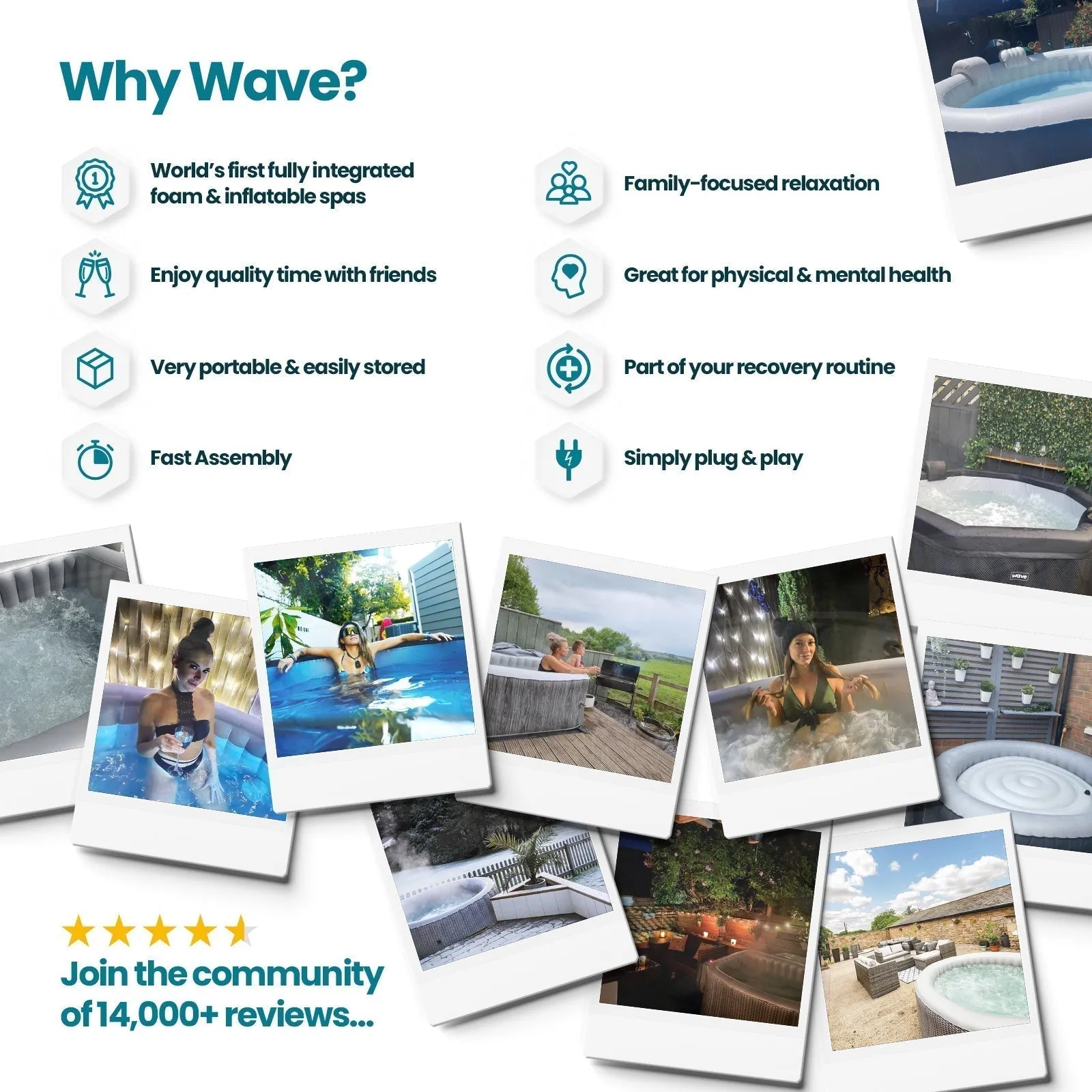 Aegean Octagonal Energy Save Thermal Hot Tub Cover | 6 Person