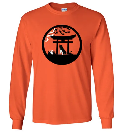 Akita Gate Gildan Long Sleeve T-Shirt