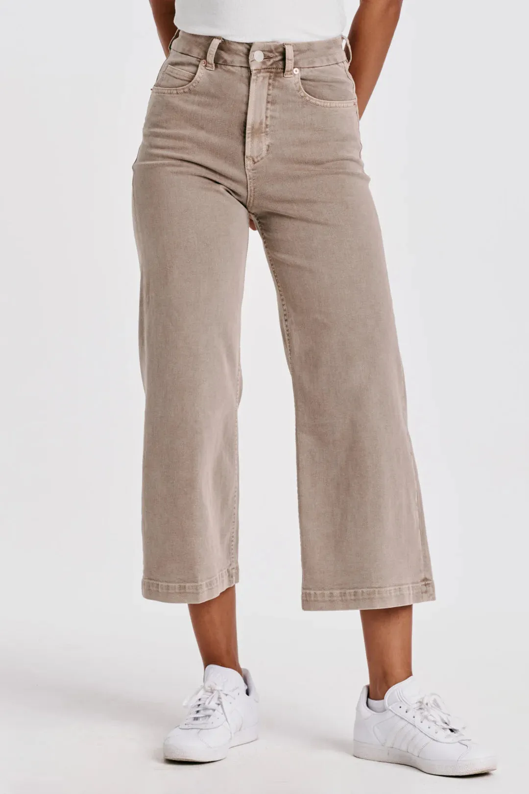 AUDREY WIDE LEG CROP JEANS