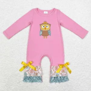 Baby Girls Rompers Fall Long Sleeve Ruffle Rompers LR0494