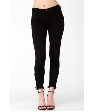 Back In Black Cropped Black Jeans