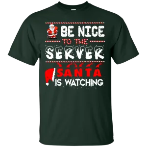 Be Nice To The Server Shirt, Hoodie, Tank
