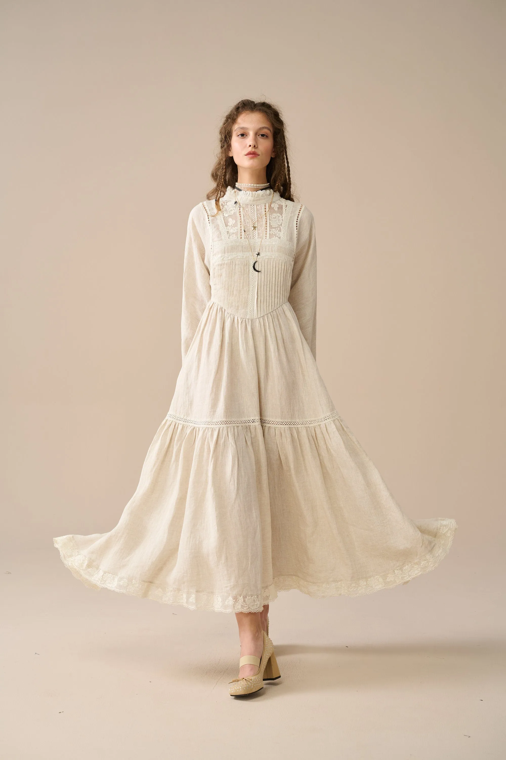 Beverly 31| victorian linen dress