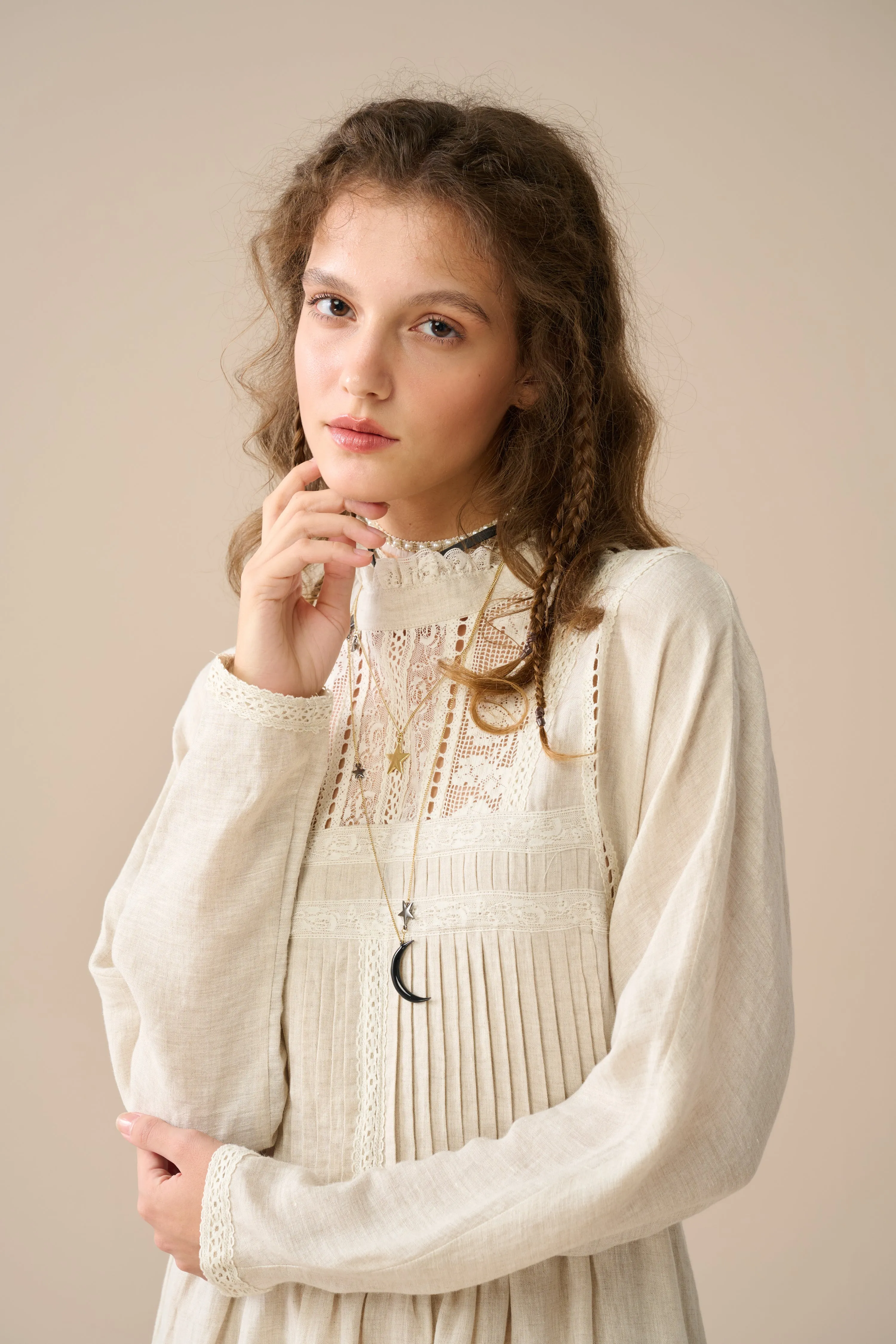 Beverly 31| victorian linen dress