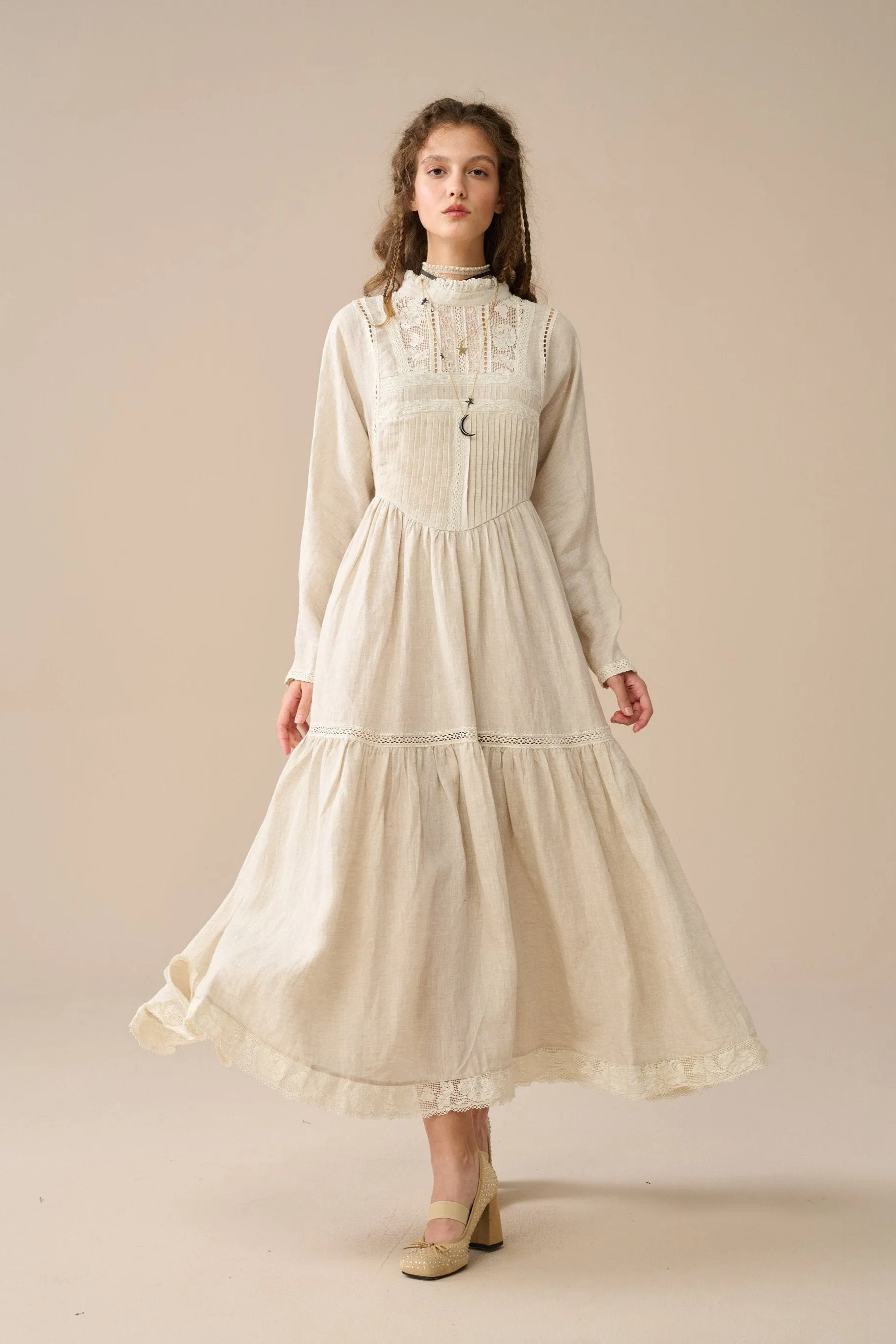 Beverly 31| victorian linen dress