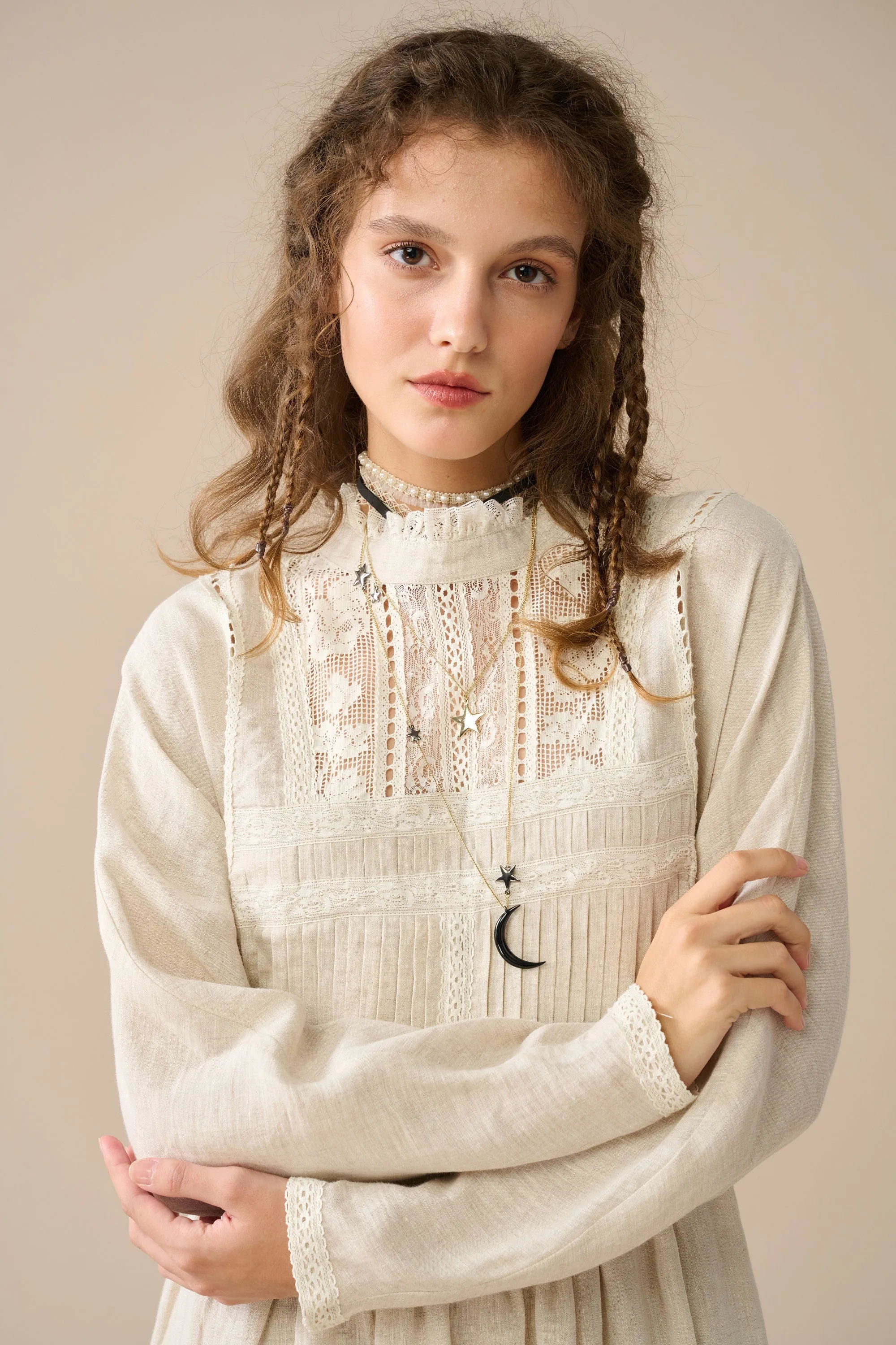 Beverly 31| victorian linen dress
