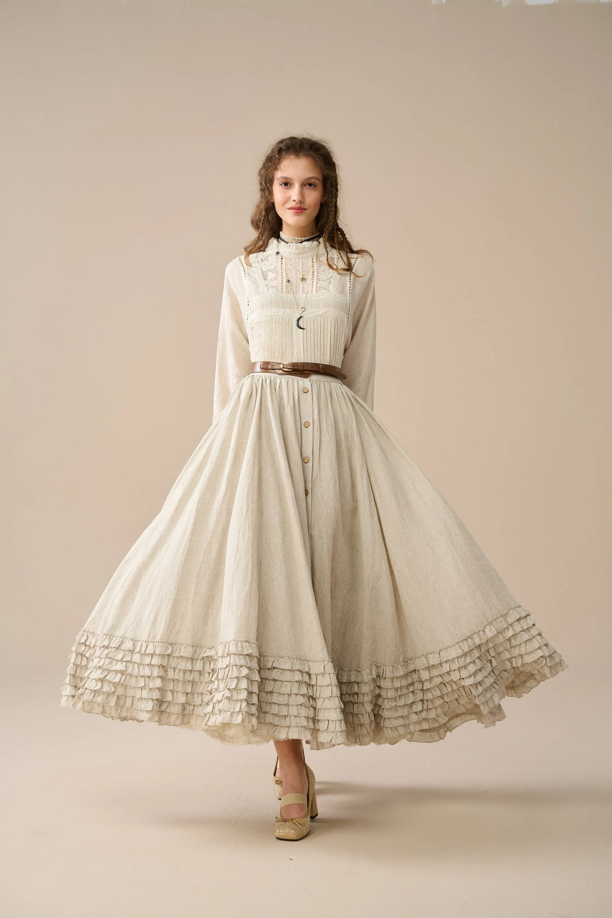 Beverly 31| victorian linen dress