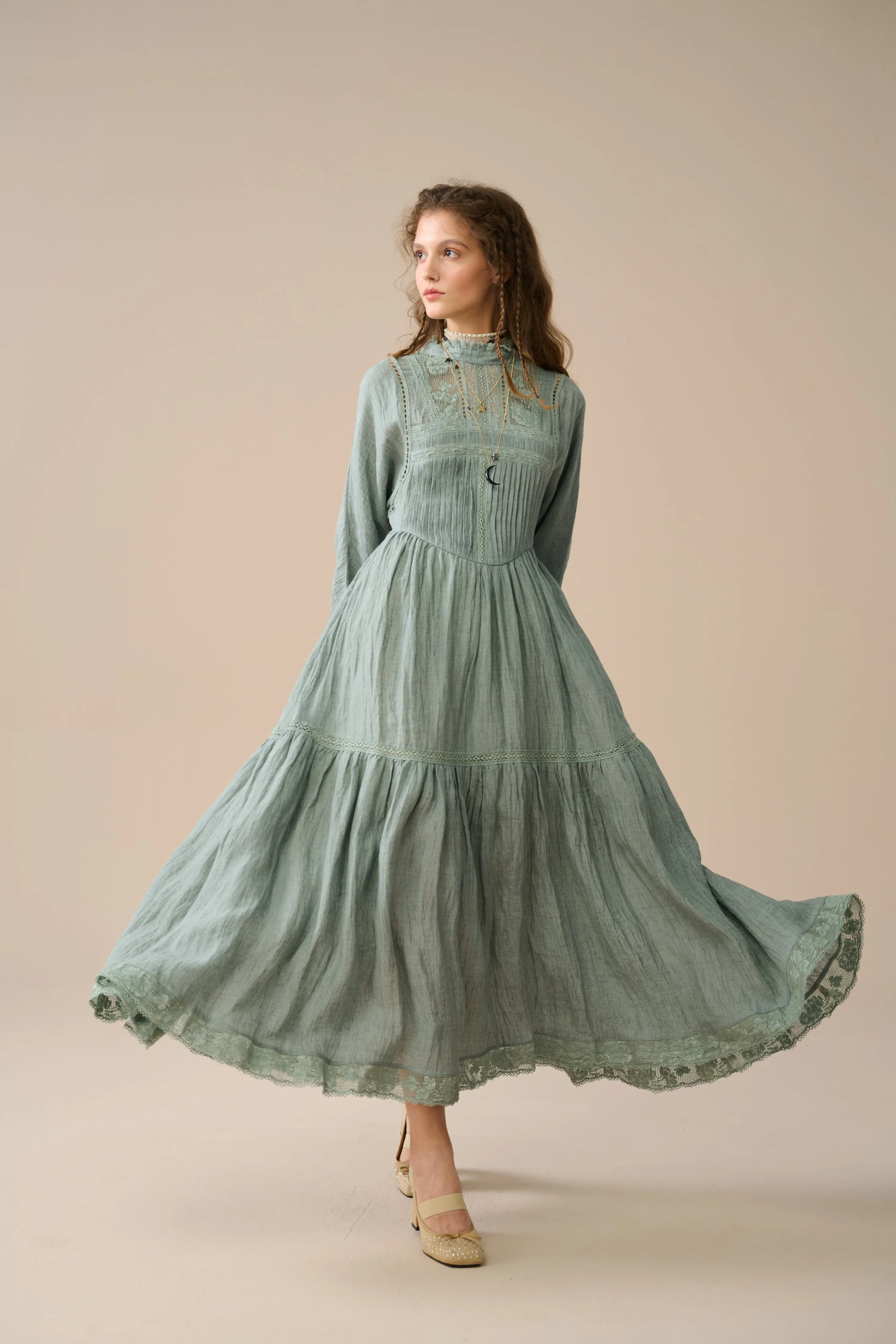 Beverly 31| victorian linen dress