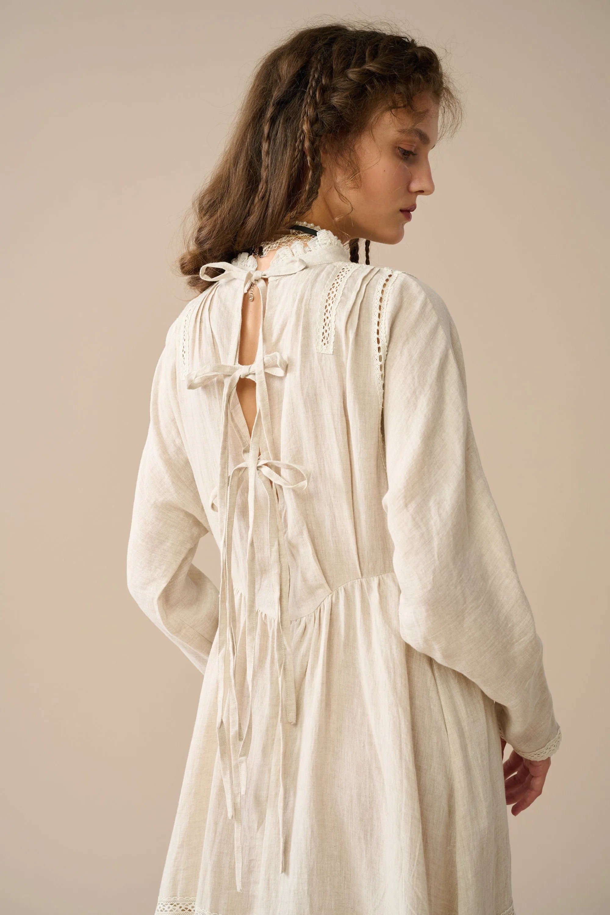 Beverly 31| victorian linen dress