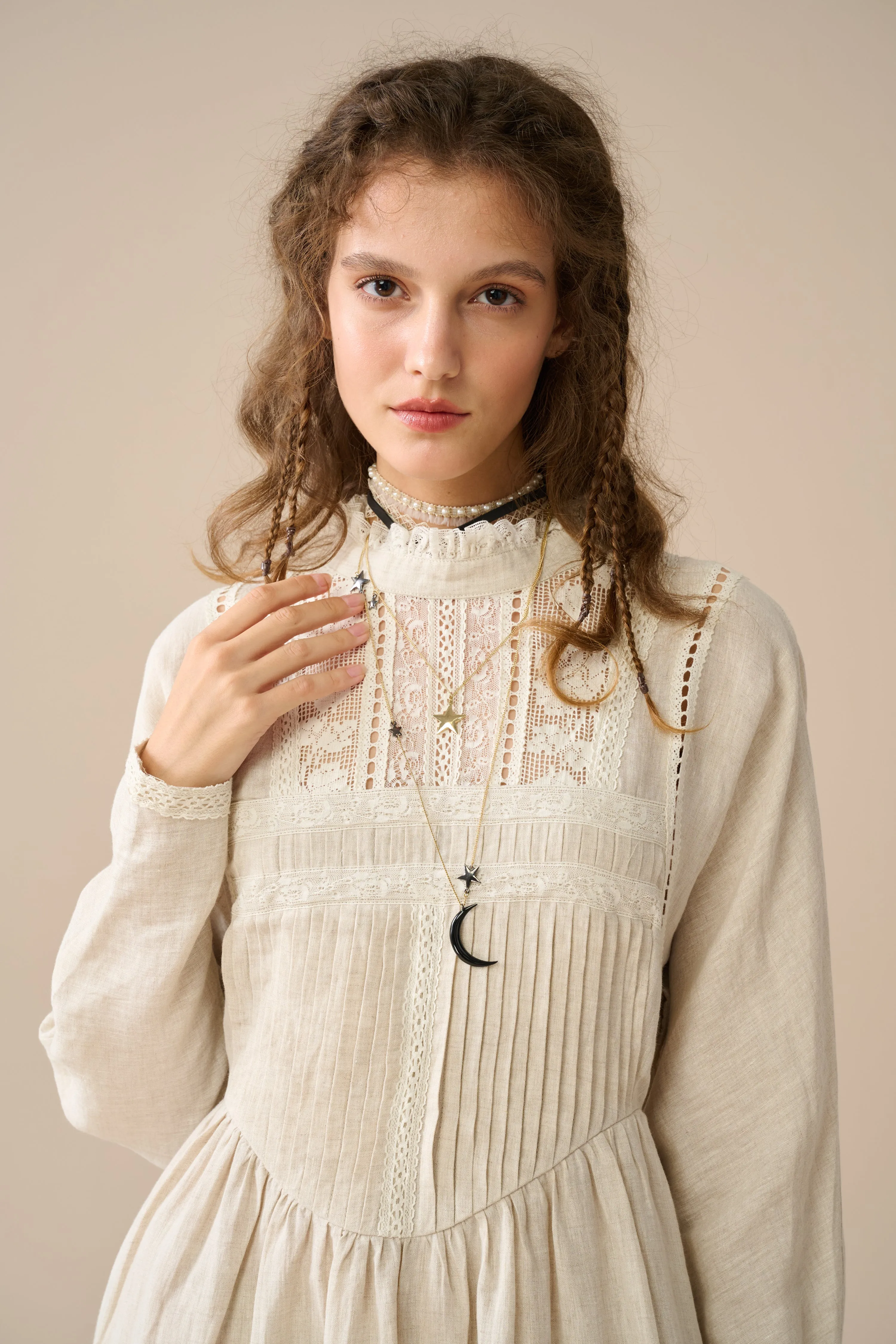 Beverly 31| victorian linen dress