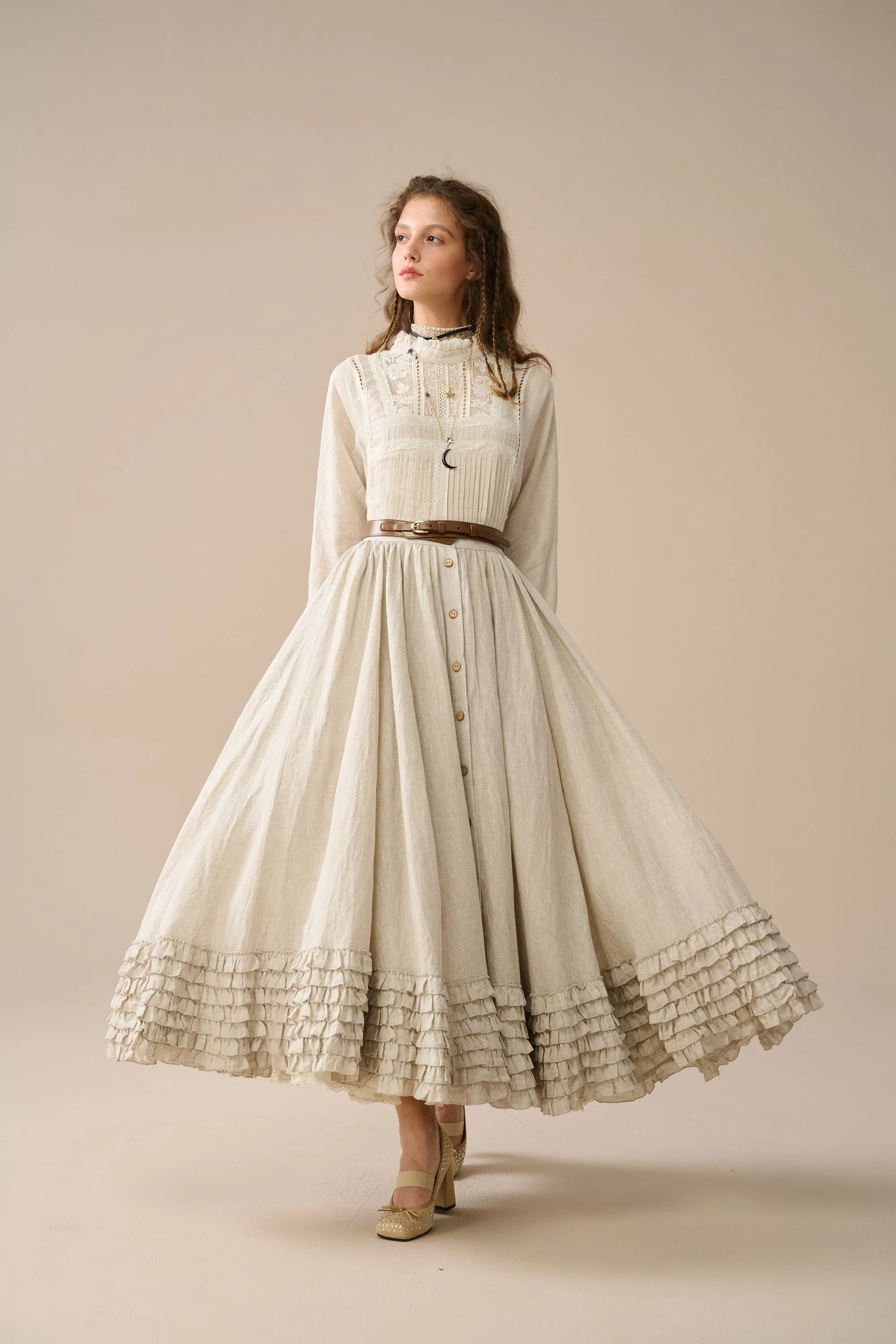 Beverly 31| victorian linen dress