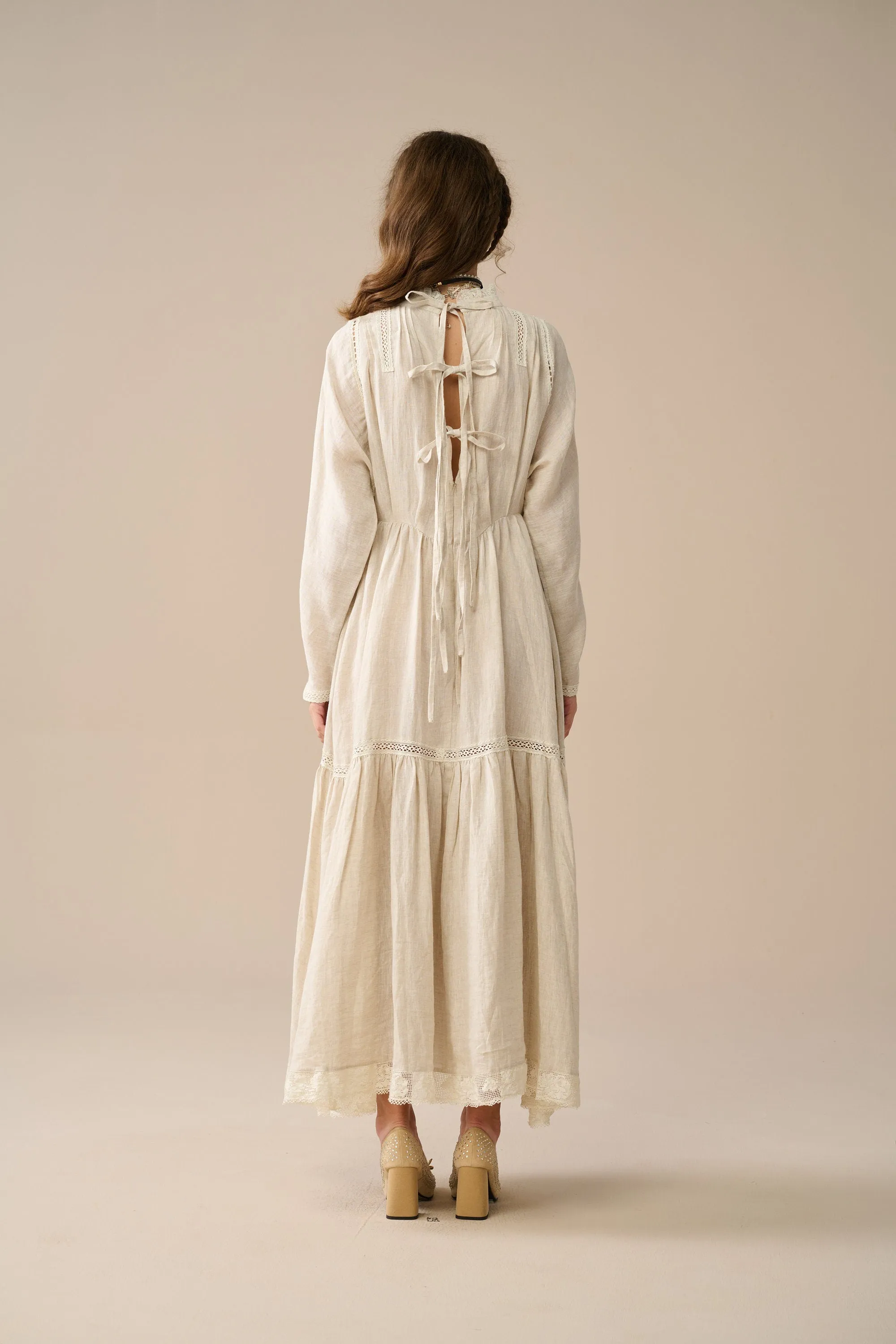 Beverly 31| victorian linen dress