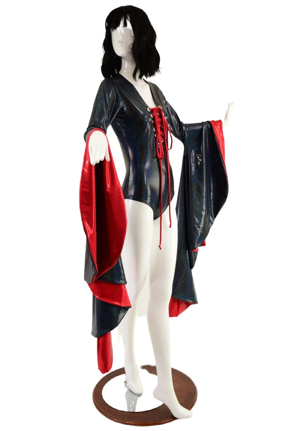 Black & Red Sorceress Romper