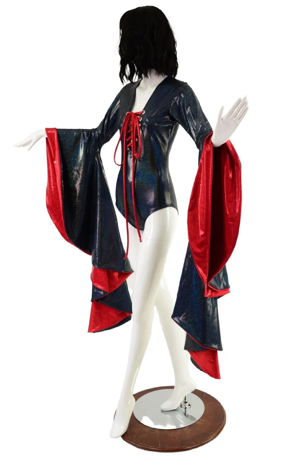 Black & Red Sorceress Romper