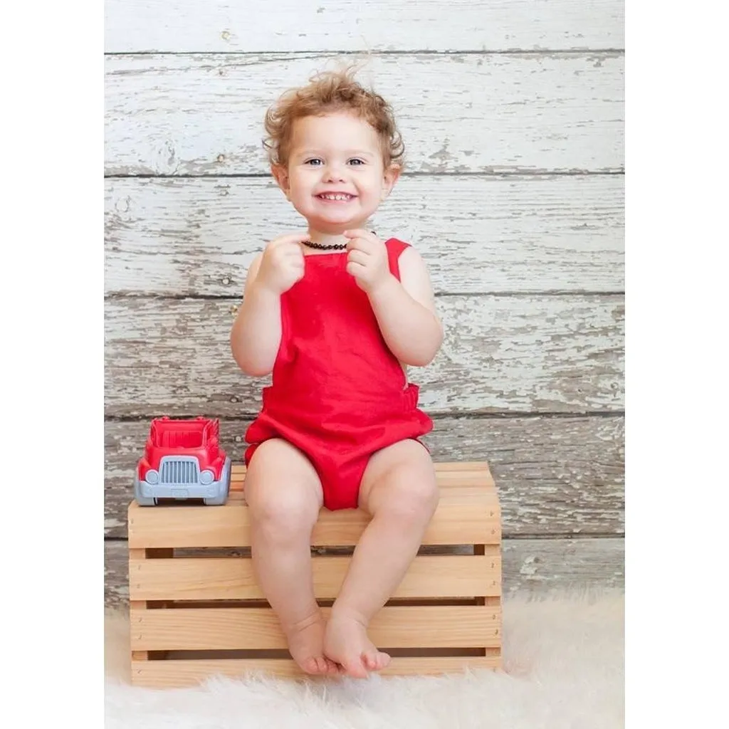 Black Boho Baby Romper