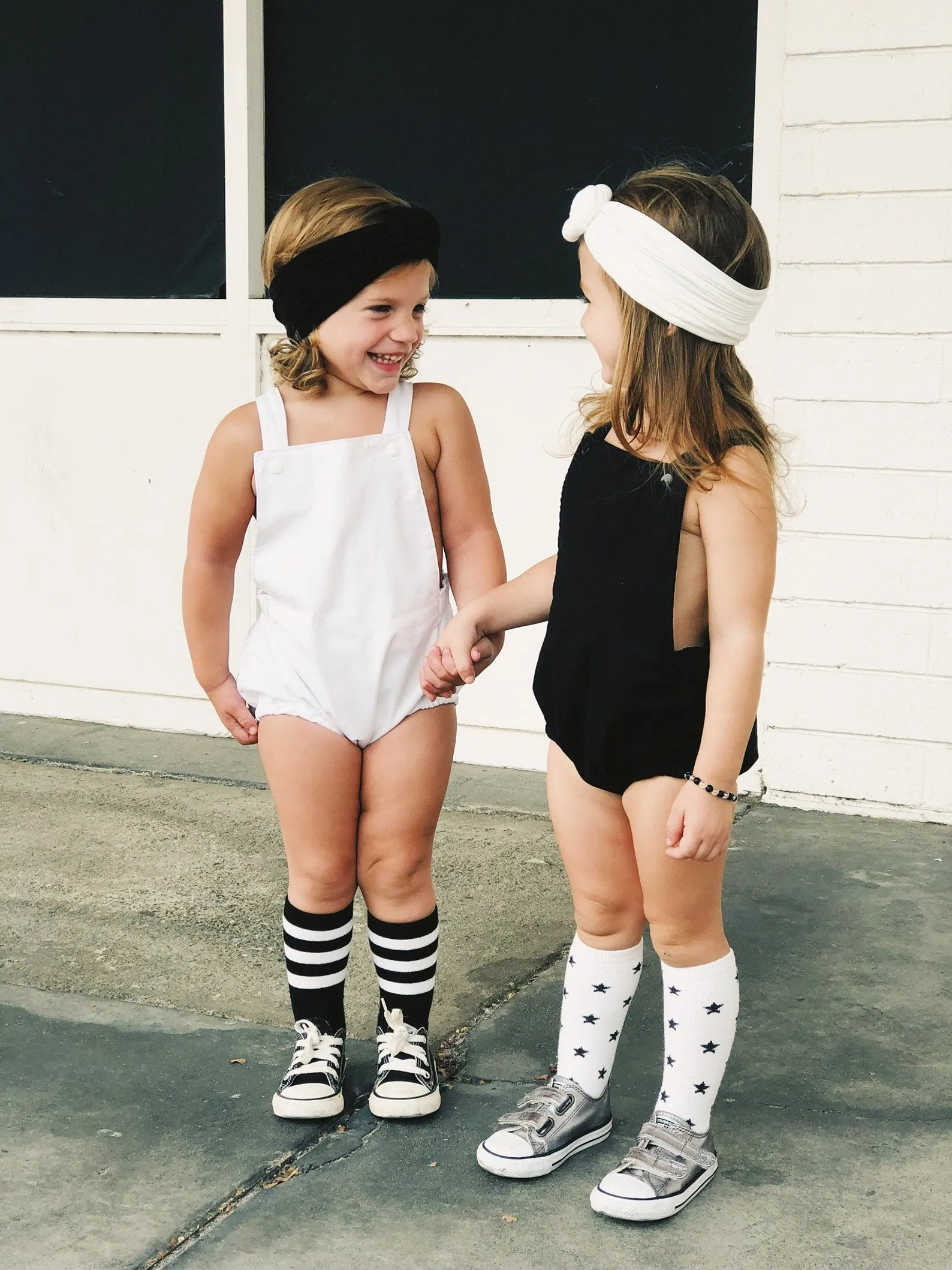 Black Boho Baby Romper