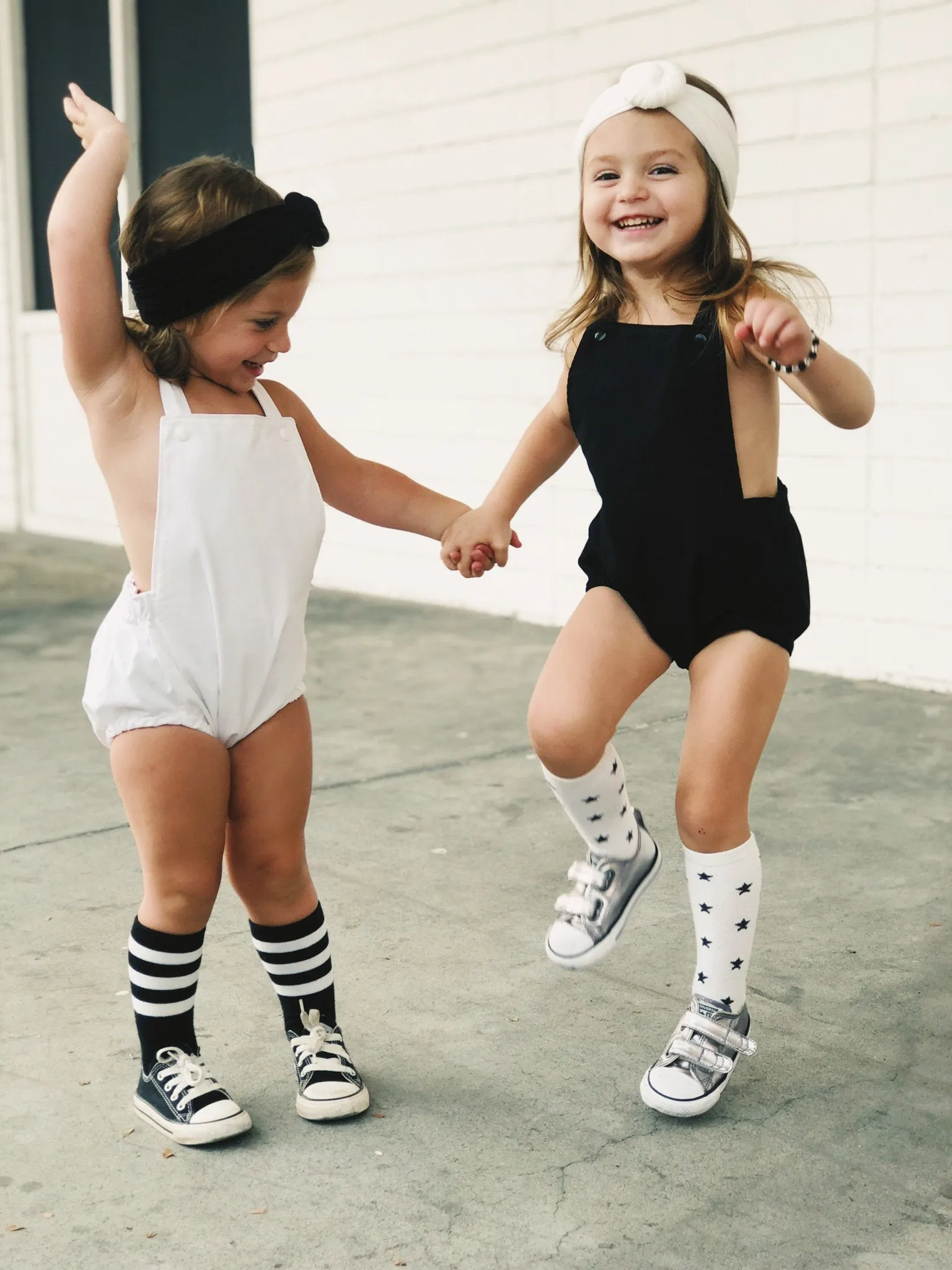 Black Boho Baby Romper