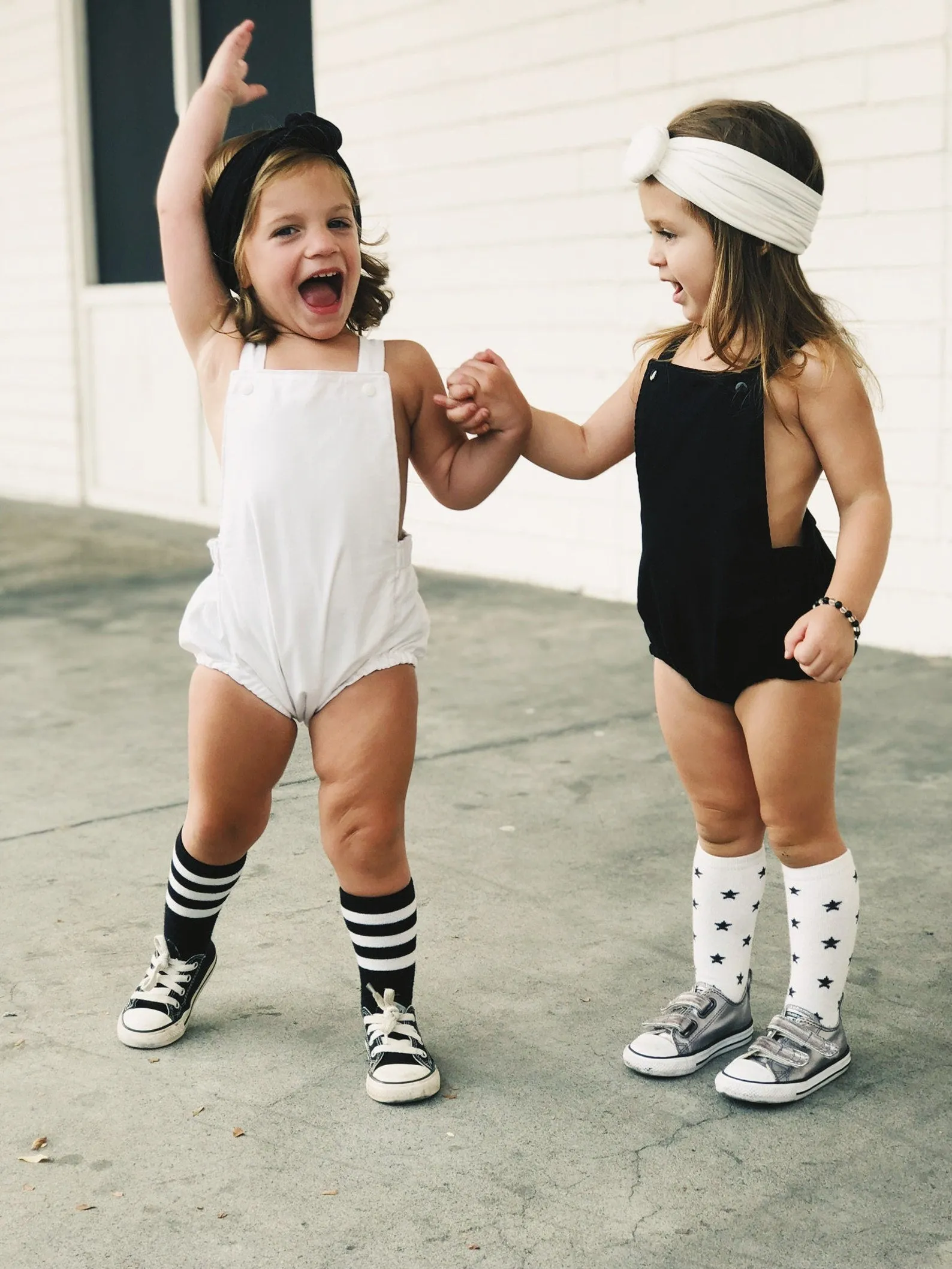 Black Boho Baby Romper