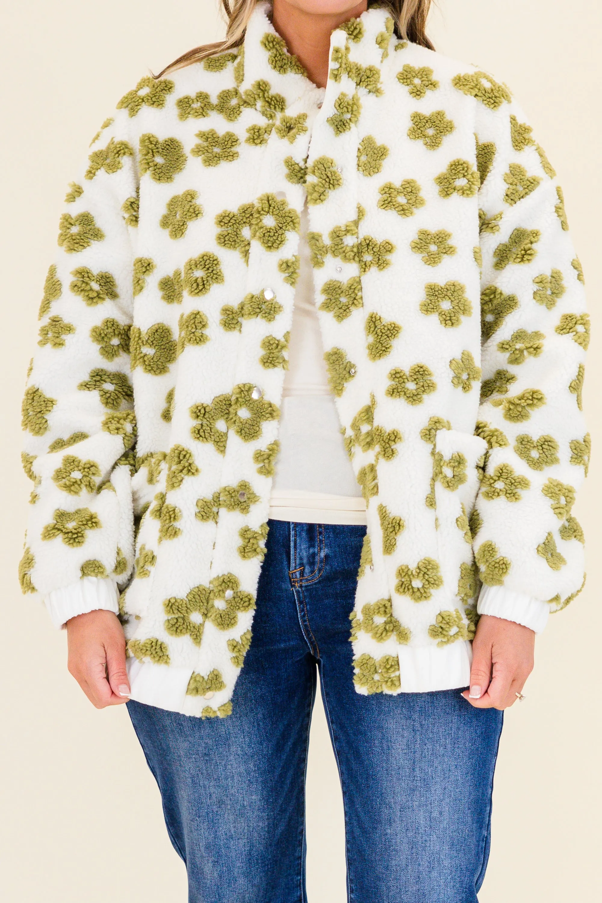Cafe Conversations Jacket, Green