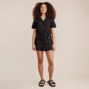 Campover Romper - Black