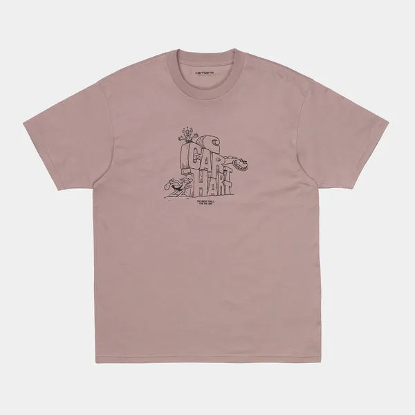 Carhartt WIP Stoneage T-Shirt - Earthy Pink