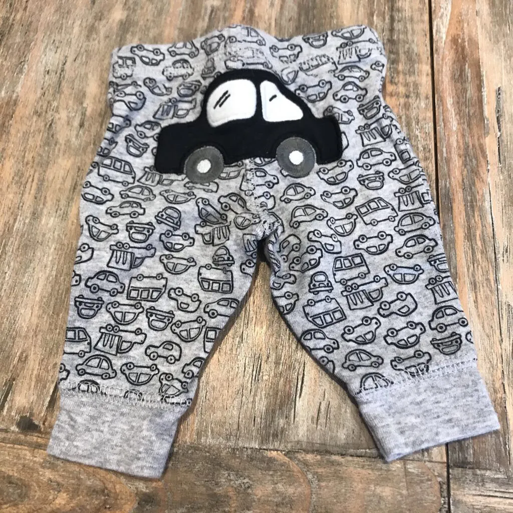 Carters Cotton Grey cars lght/wght Sweatpants NB