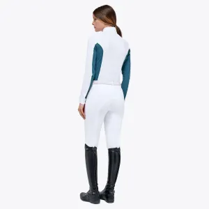 CAVALLERIA TOSCANA JERSEY L/S COMP SHIRT W/ PERFORATED INSERTS