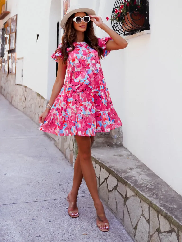 Charlène - Printed Casual Dress