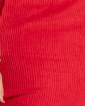 Chloe Corduroy Pant Red | Red