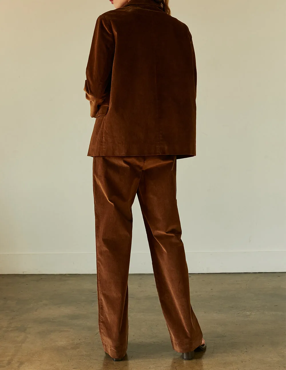 Choco Brown Corduroy Pants