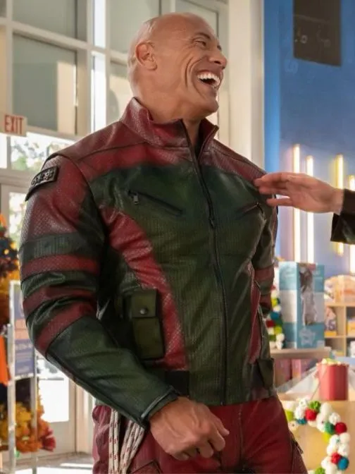 Christmas Special Red One Movie Dwayne Johnson Jacket 2023