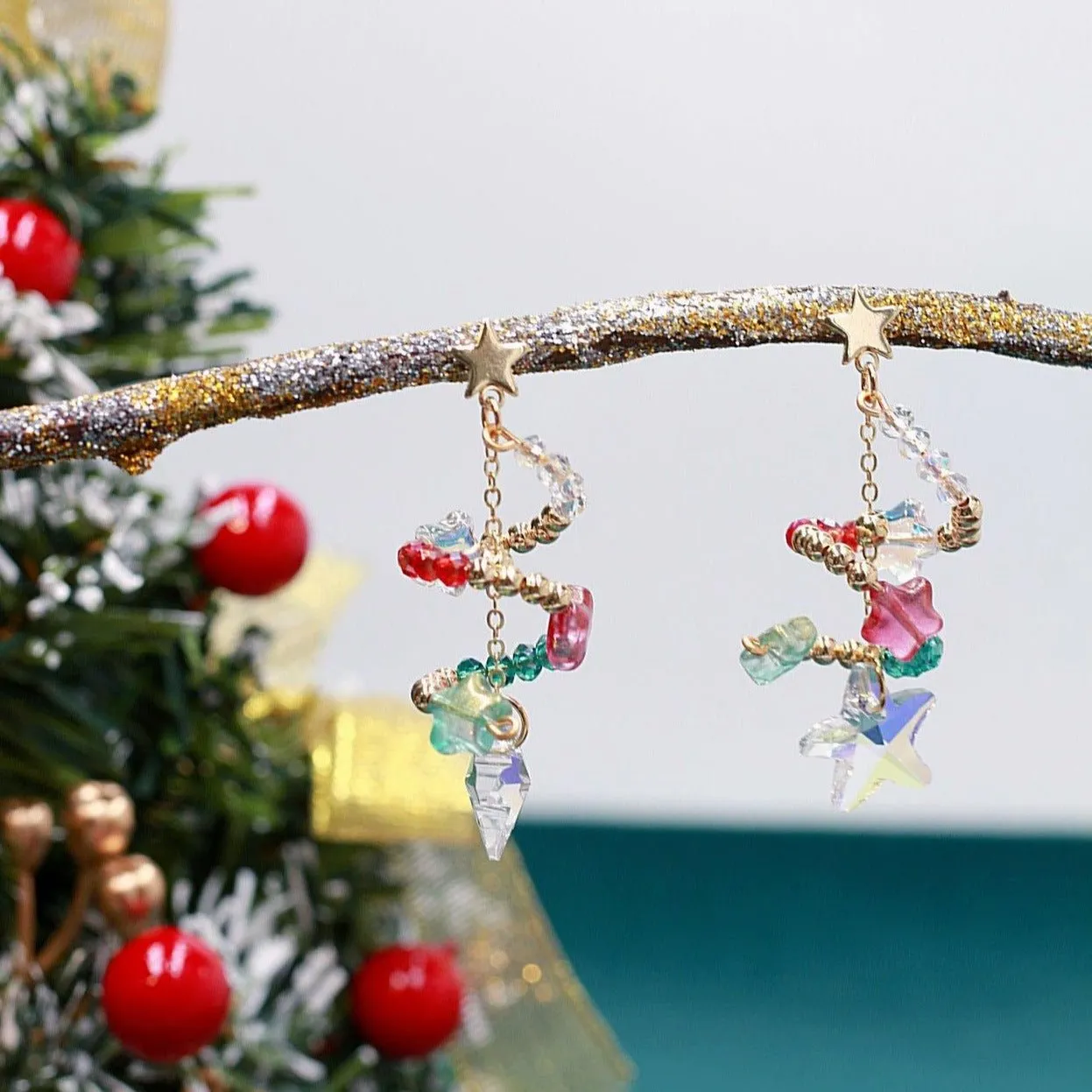 Christmas Tree Earrings
