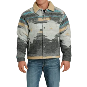 Cinch Men Aztec Wooly Trucker Jacket