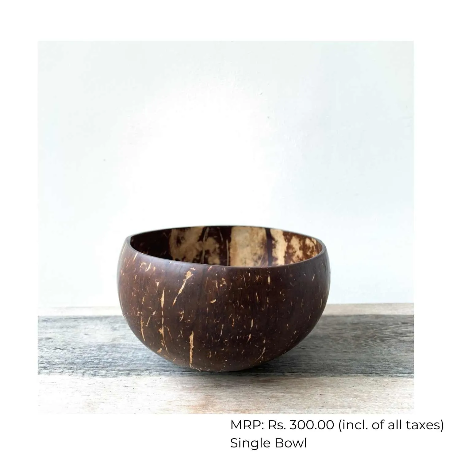 Coconut Bowl | Unique Hand-Crafted Serveware | Polished | Earthy