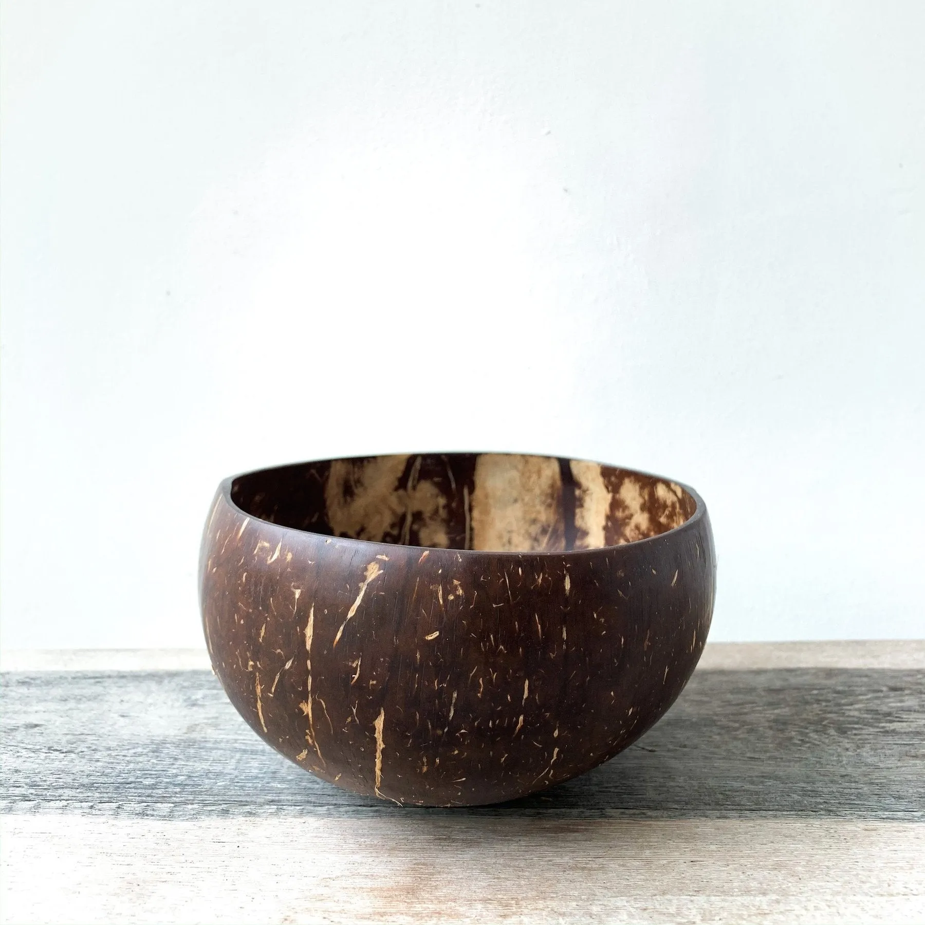 Coconut Bowl | Unique Hand-Crafted Serveware | Polished | Earthy