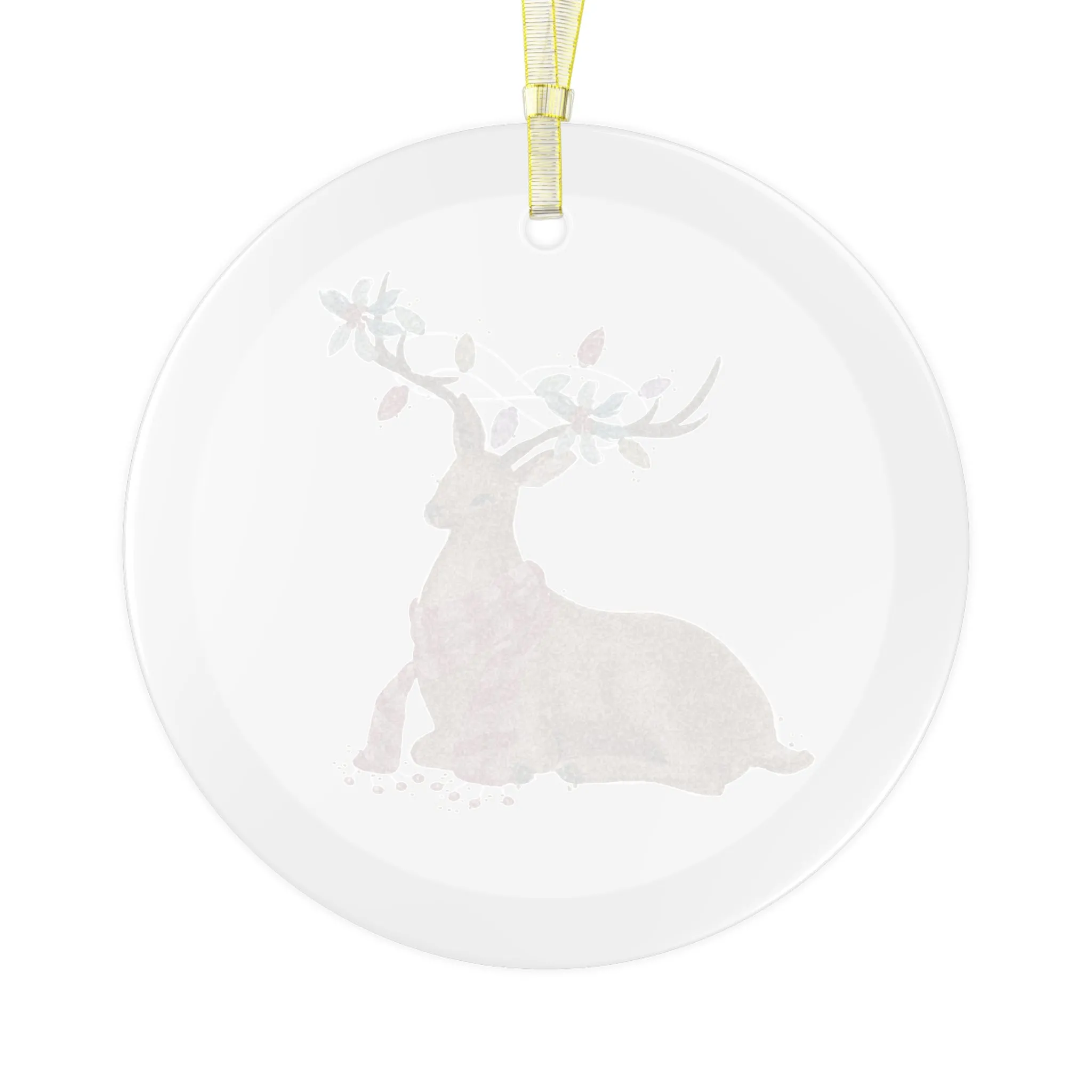 Deer Glass Ornament