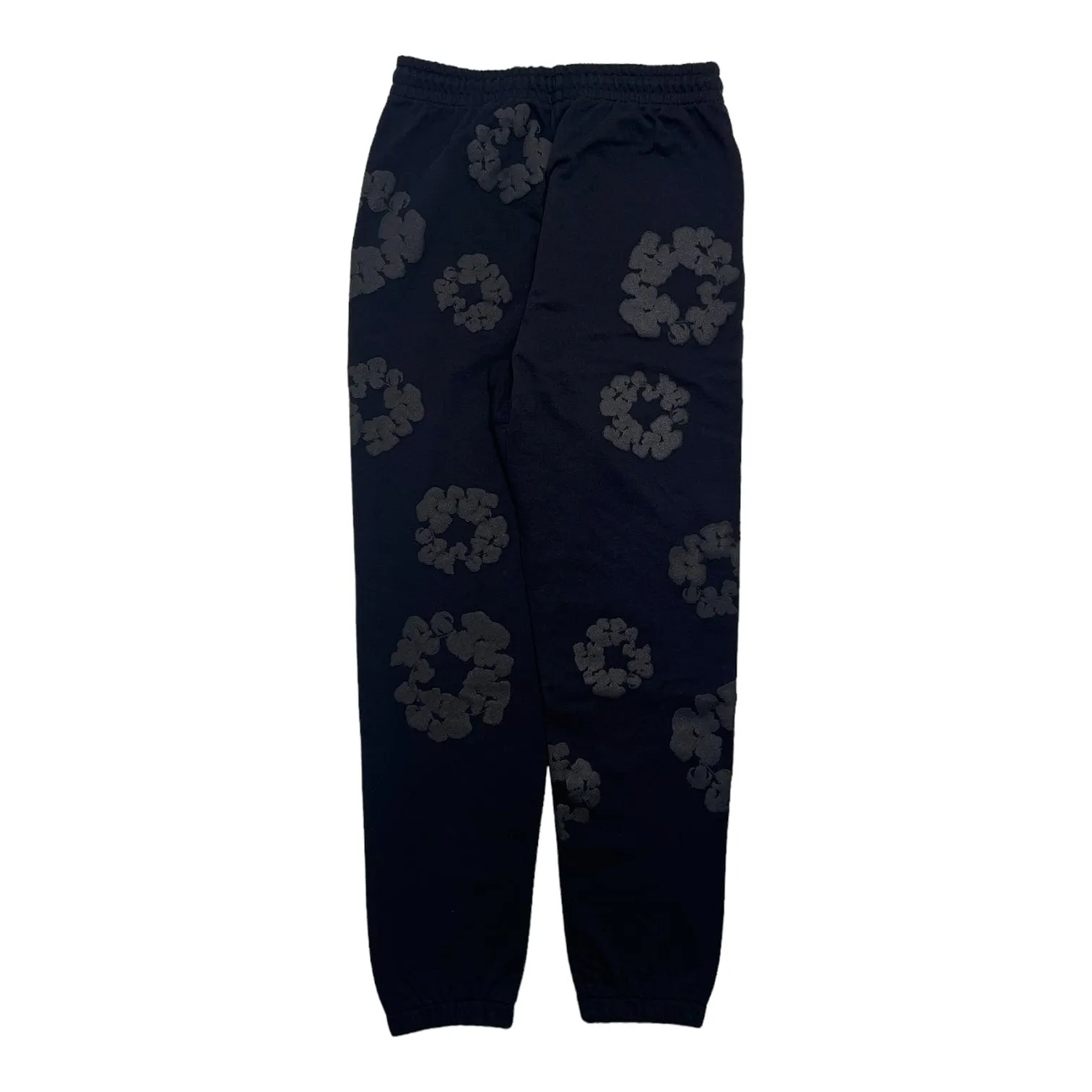 Denim Tears Tonal Wreath Sweatpants Black