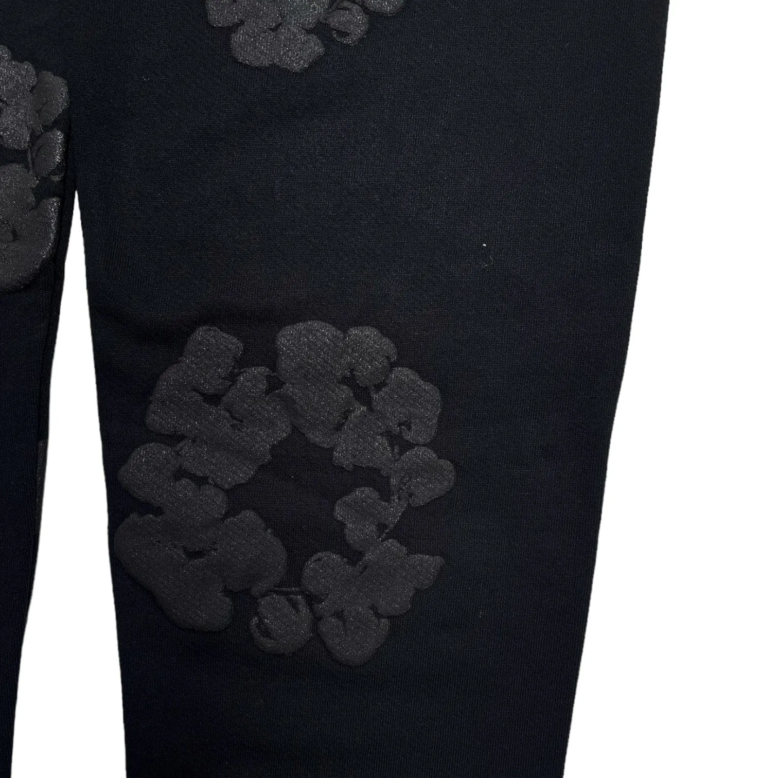 Denim Tears Tonal Wreath Sweatpants Black