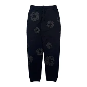 Denim Tears Tonal Wreath Sweatpants Black