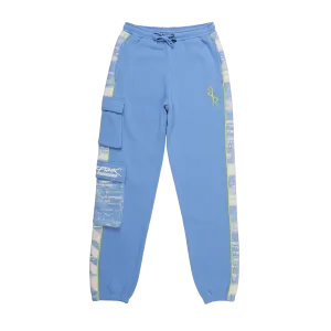 Edgerunner Blue Cargo Sweatpant