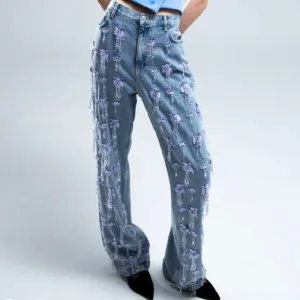Embroidered Jeans