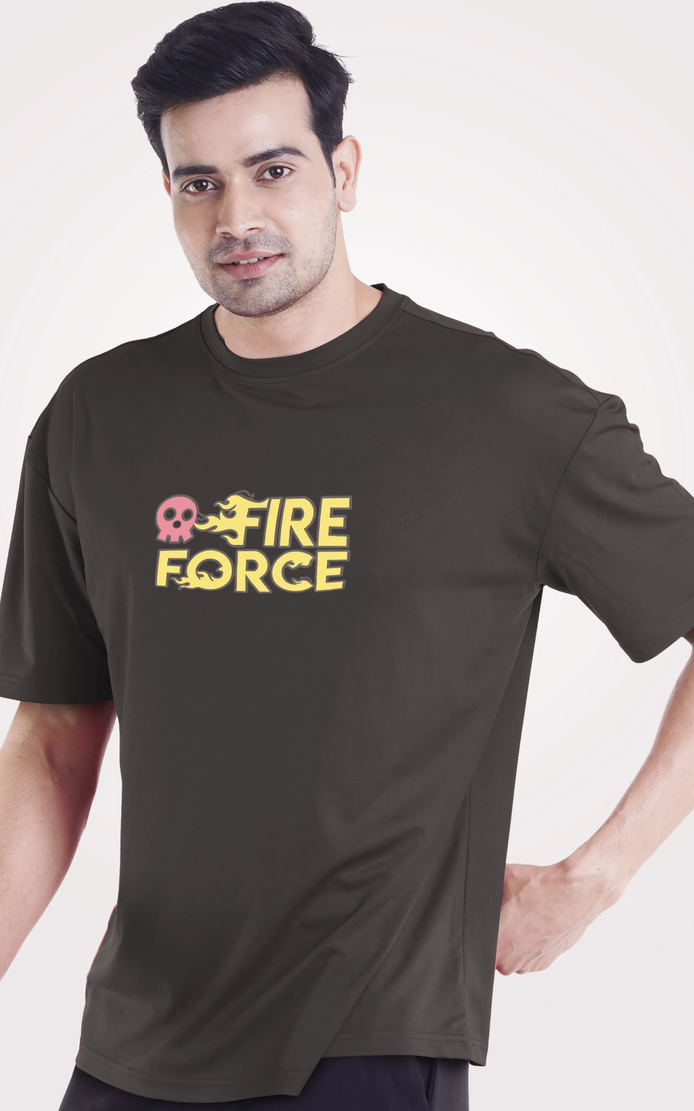 Fire Force Printed Oversized T-Shirt