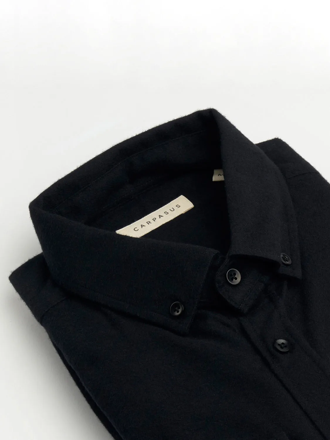 Flannel Shirt Populus Black