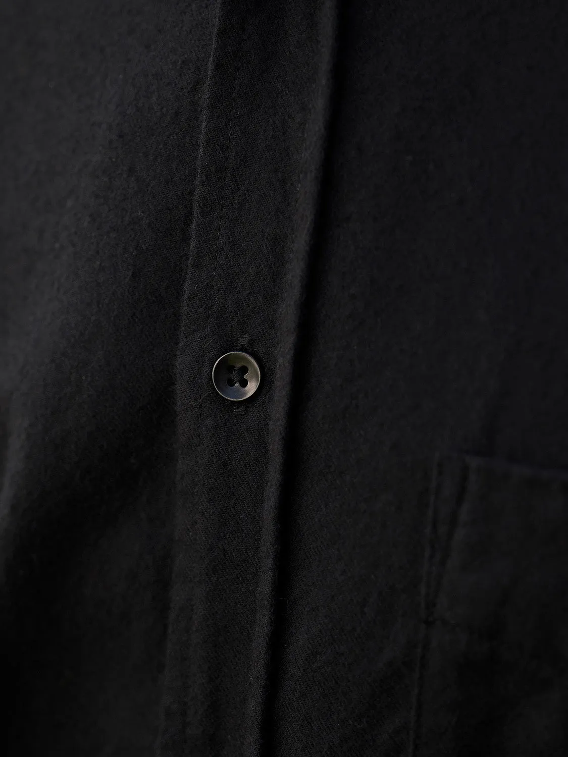 Flannel Shirt Populus Black