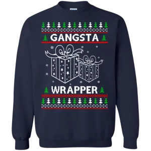 Gangsta Wrapper Ugly Christmas Sweater, Shirt, Hoodie