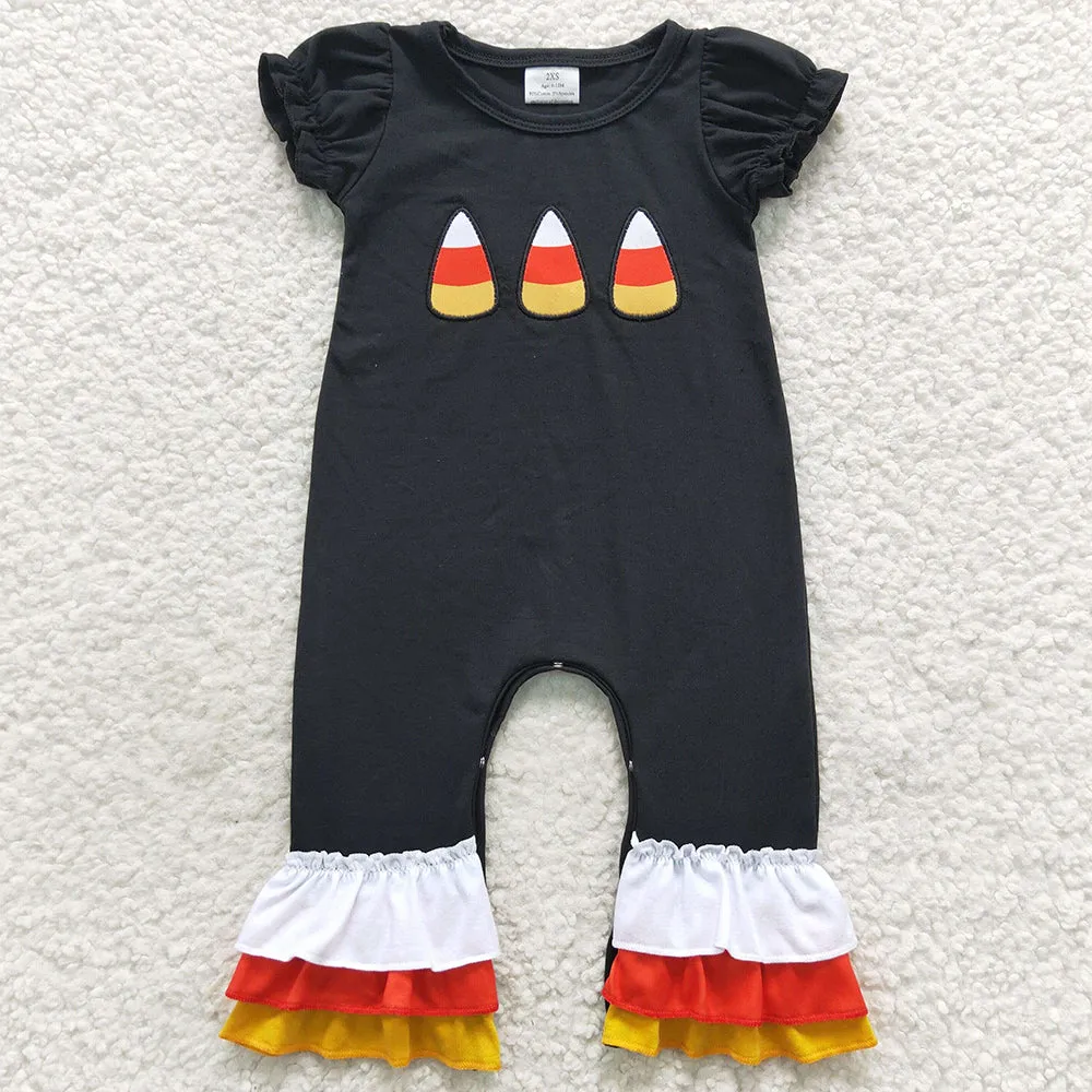Halloween Boys Romper Embroidery Candy Boutique Baby Rompers SR0401 SR0400
